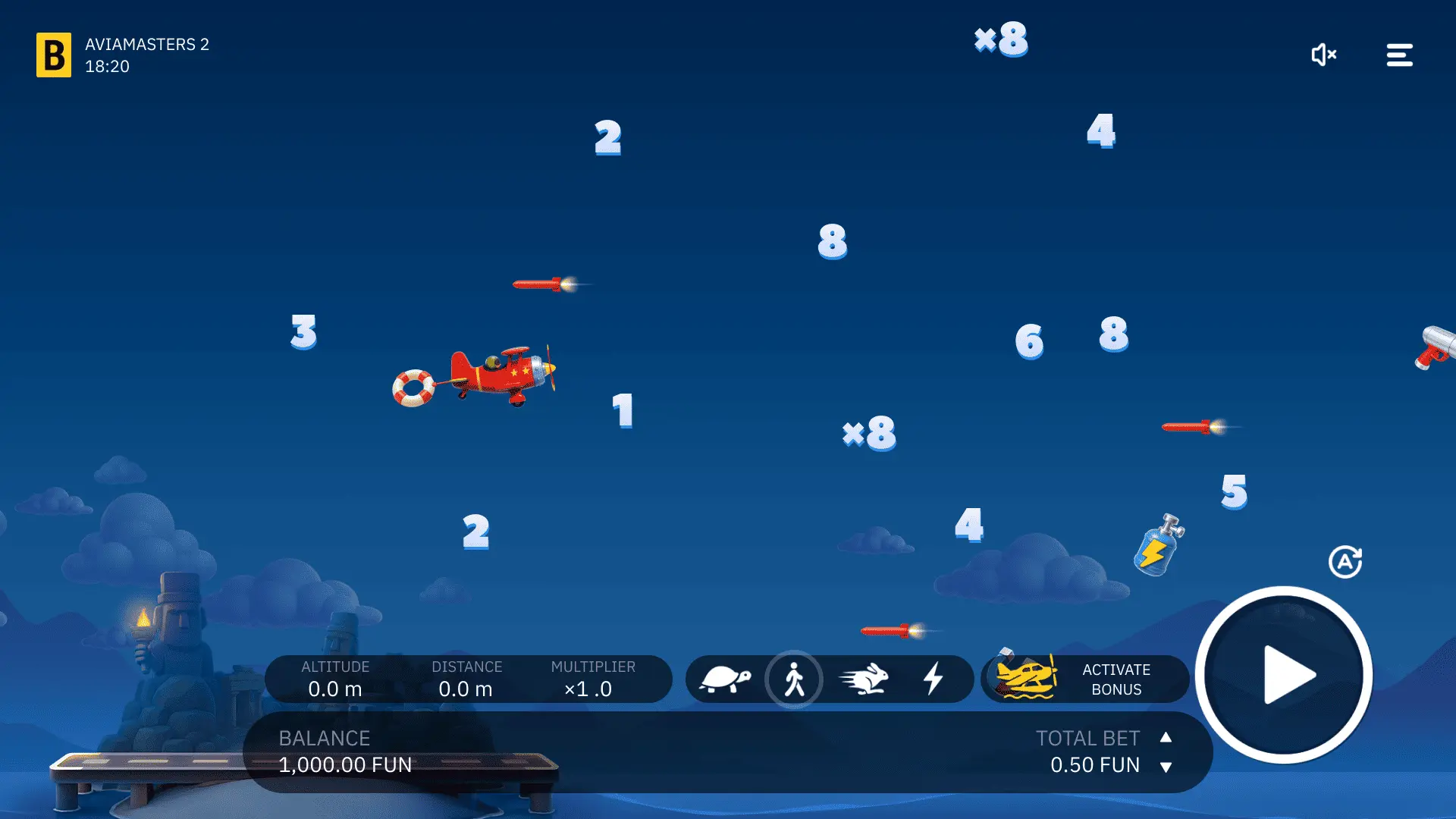 Aviamasters 2 gameplay.